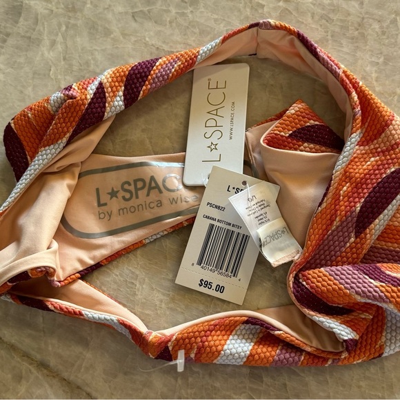 NWT L*SPACE Cabana bitsy bottom. Retails $95 Large - Picture 9 of 10